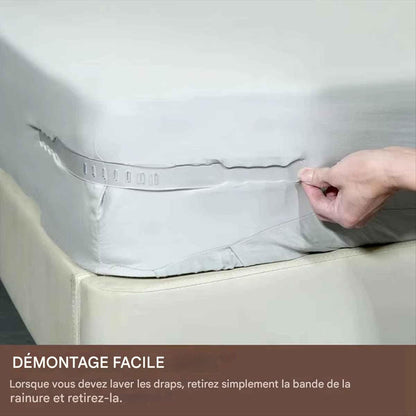 Lot de 4 supports de drap de lit