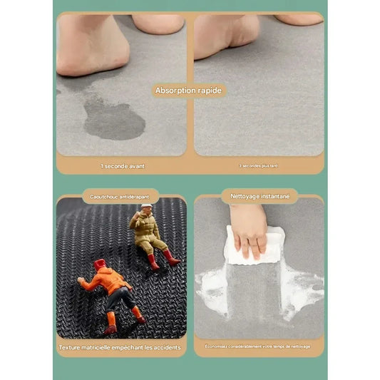Tapis Absorbant Diatomite