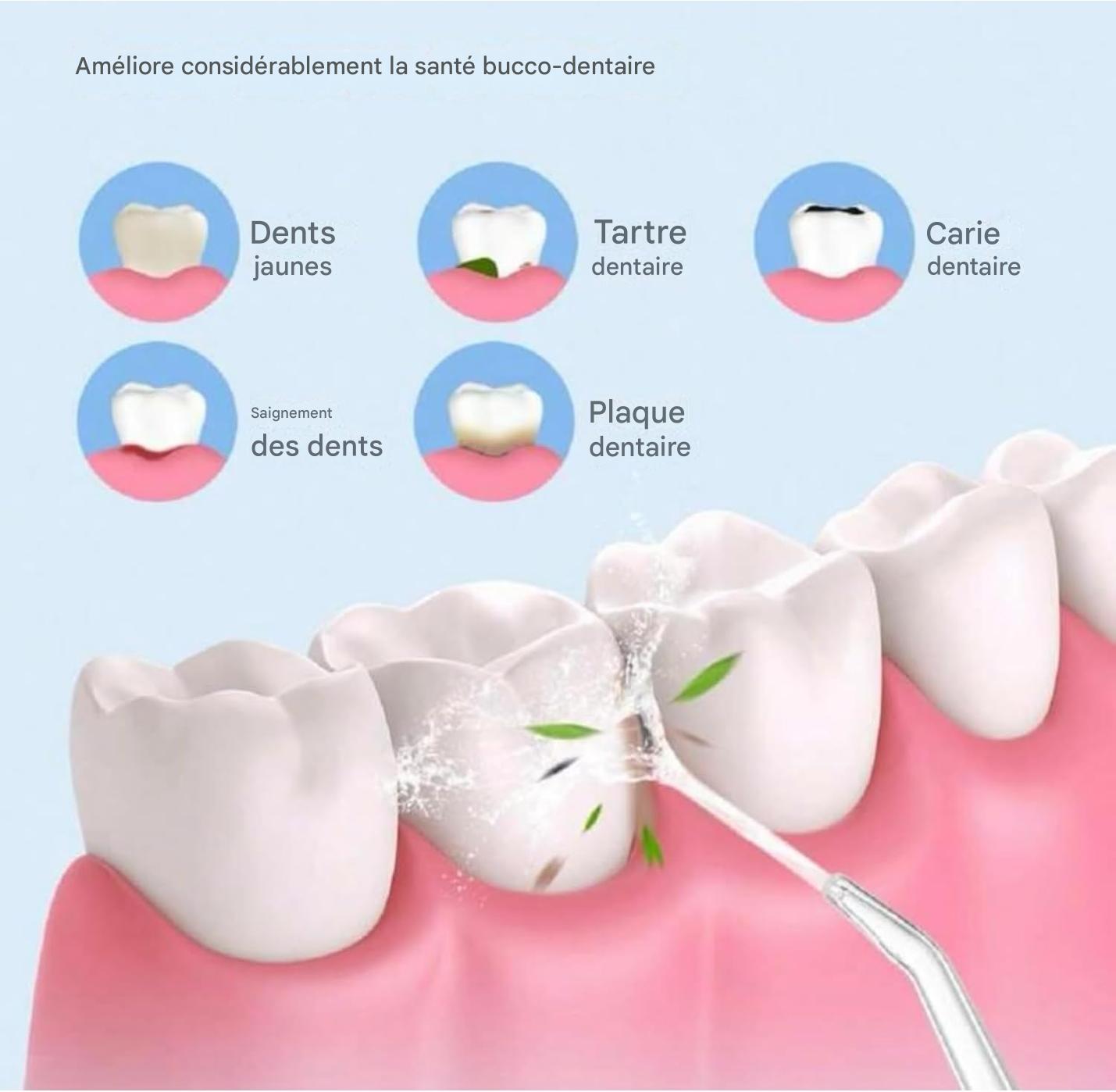 Nettoyeur dentaire à eau portable
